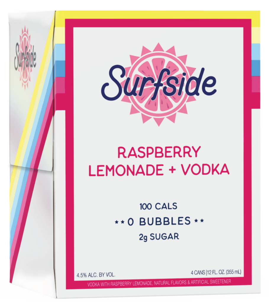Surfside Raspberry Lemonade Vodka 4-Pack