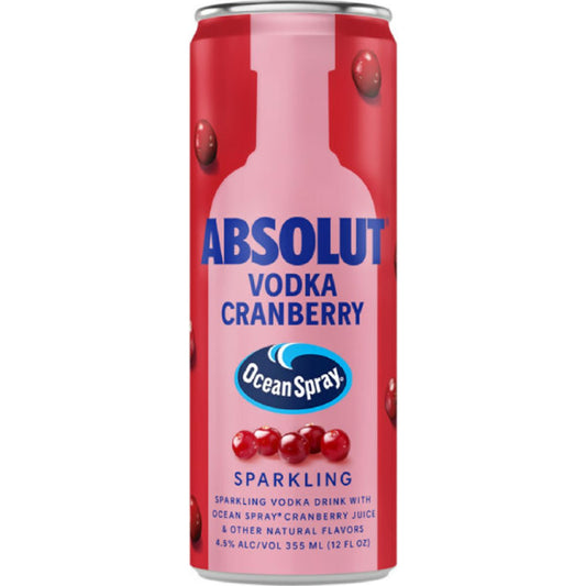 Absolut Vodka Cranberry 4PK
