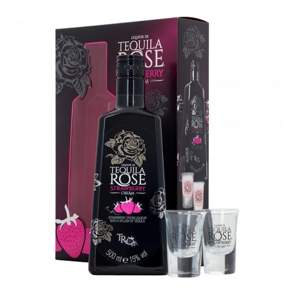 TEQUILA ROSE 750ML GIFT SET