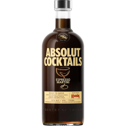 Absolut Espresso Martini 750ml