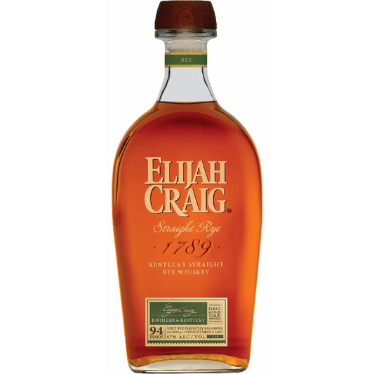 Elijah Craig StraightRye 750ml