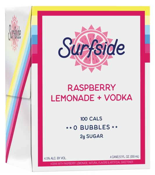 Surfside Raspberry Lemonade Vodka 4-Pack
