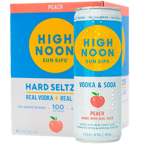 High Noon Peach 4PK