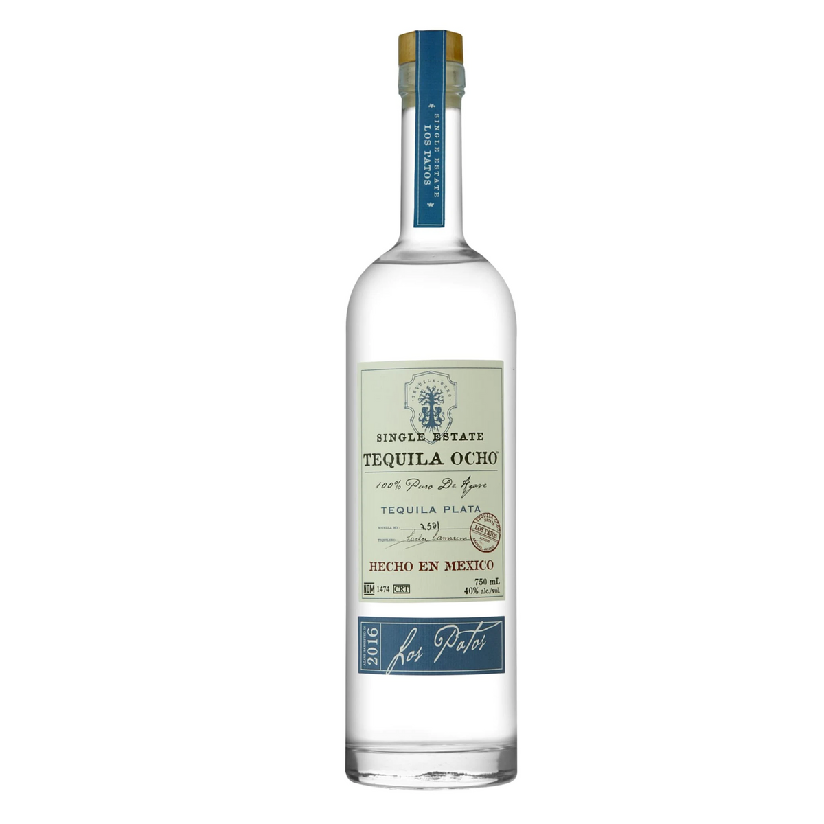 Ocho Plata Tequila 750ml
